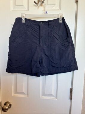 Royal Robbins Women’s Navy Cargo Shorts with Utility Pockets